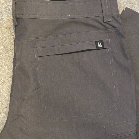 NWOT SPYDER Grey Core 5 Pocket Pants 36 x 30 - Picture 9 of 11